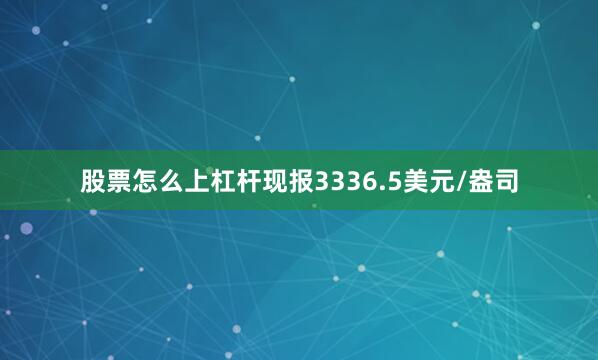 股票怎么上杠杆现报3336.5美元/盎司