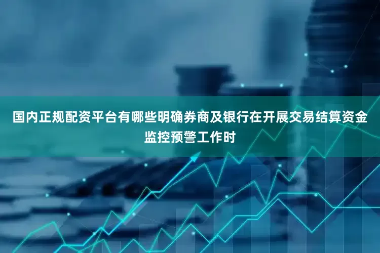 国内正规配资平台有哪些明确券商及银行在开展交易结算资金监控预警工作时